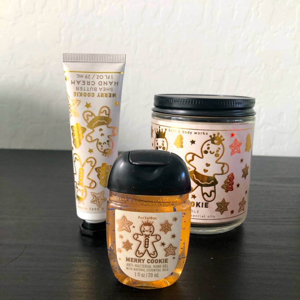 Brand New Bath & Body Works Merry Cookie Set